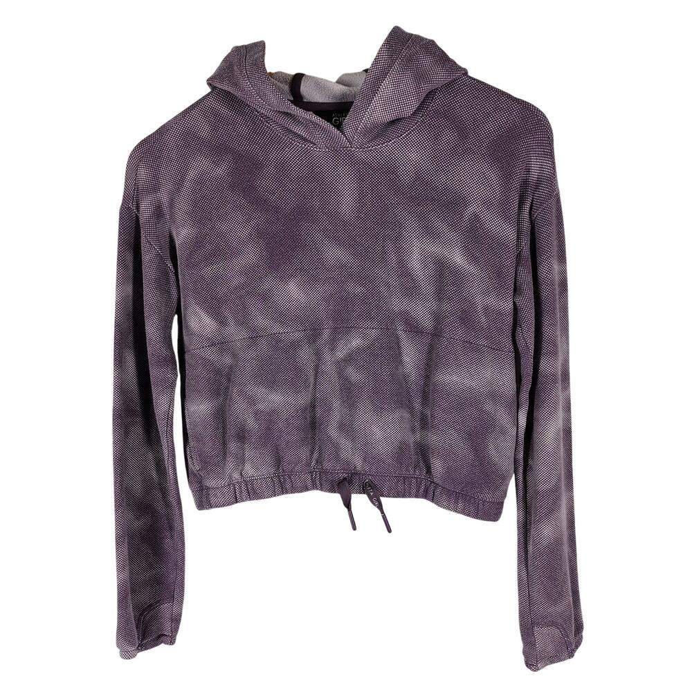 ATHLETA GIRL IN YOUR ZONE PURPLE MODAL BLEND HOODIE SWEATSHIRT - SIZE LARGE (12)